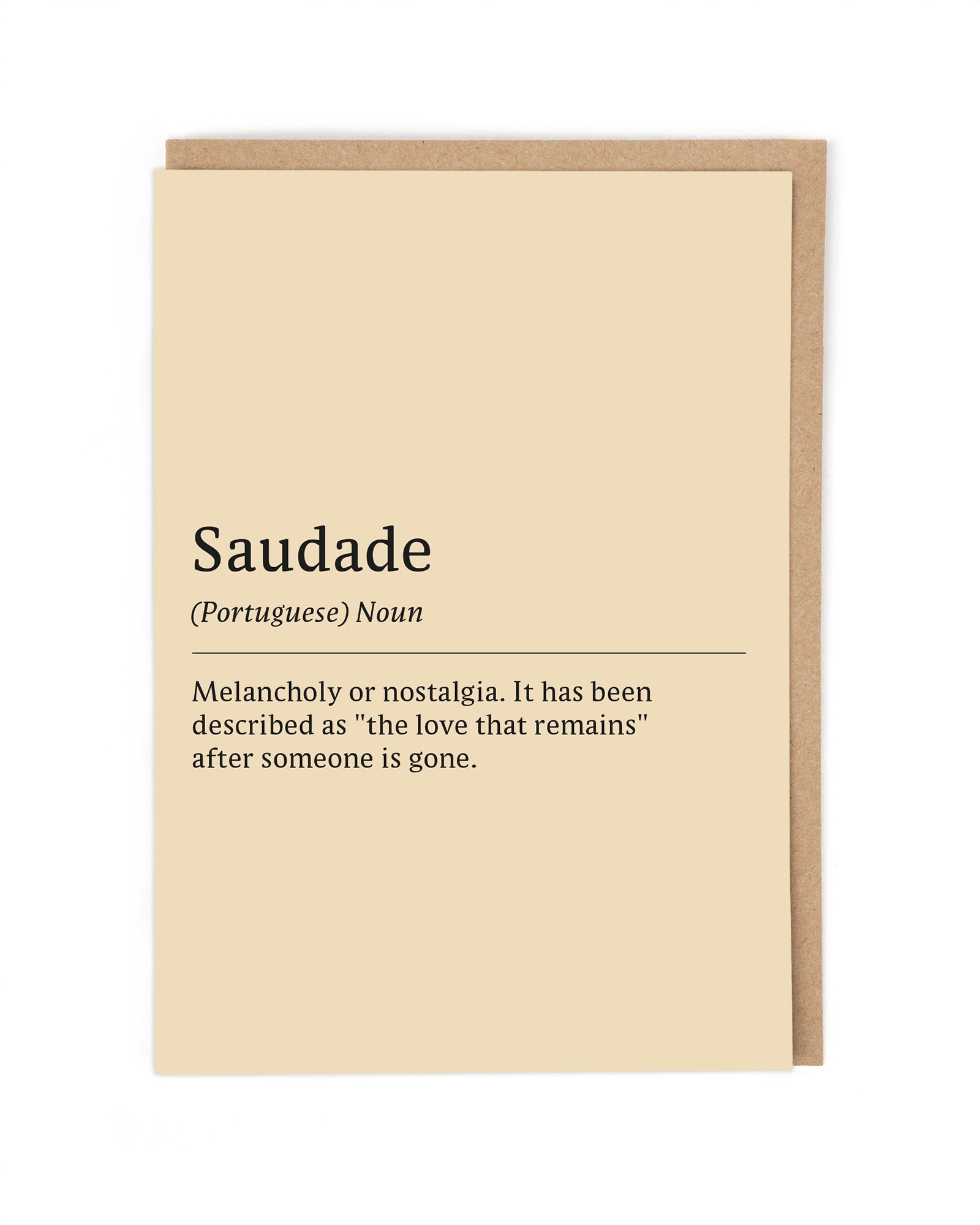 SAUDADE