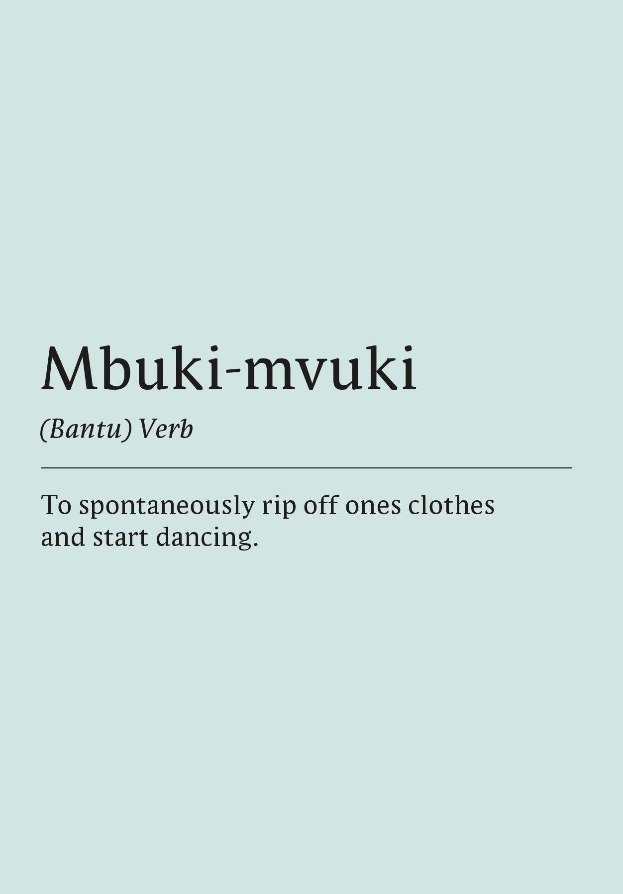 MBUKI MVUKI