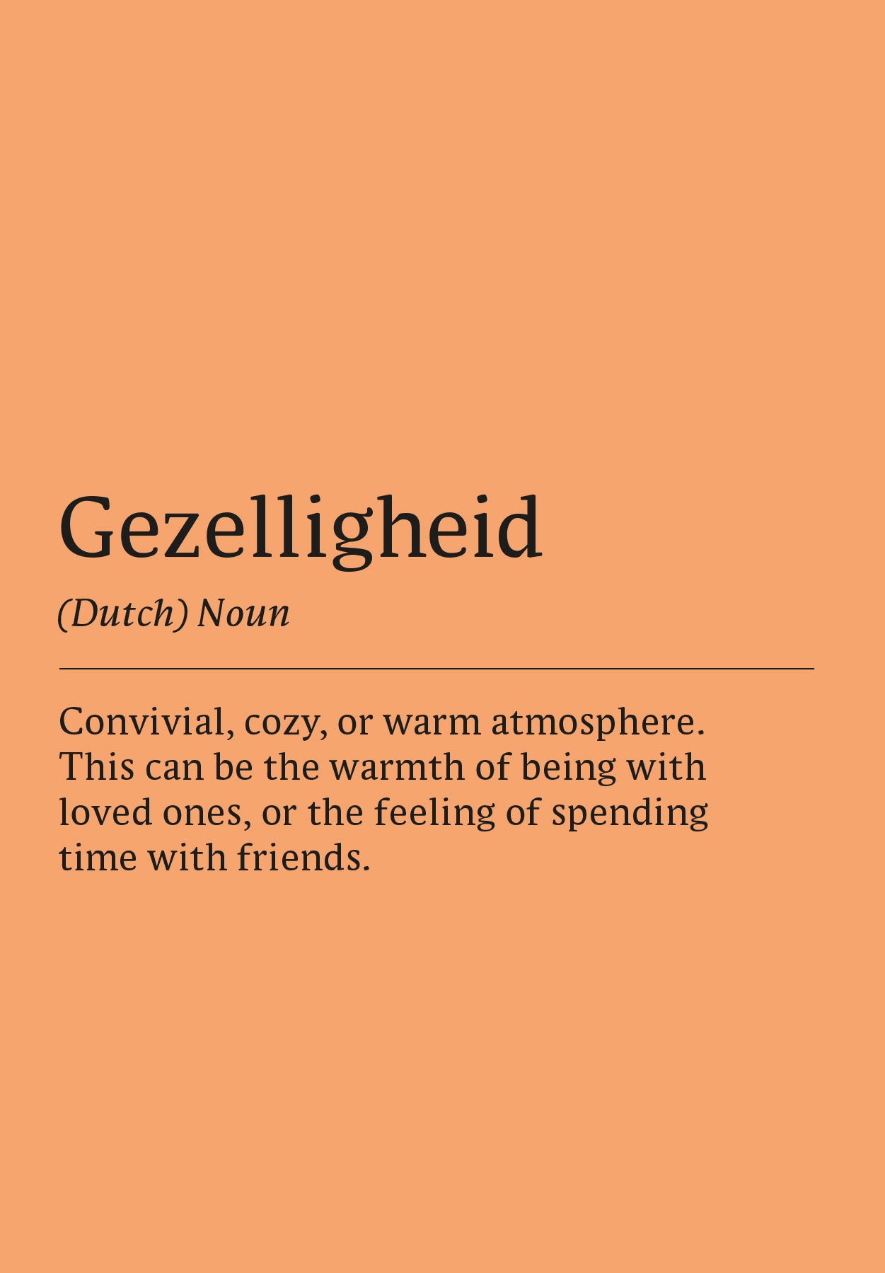 GEZELLIGHEID