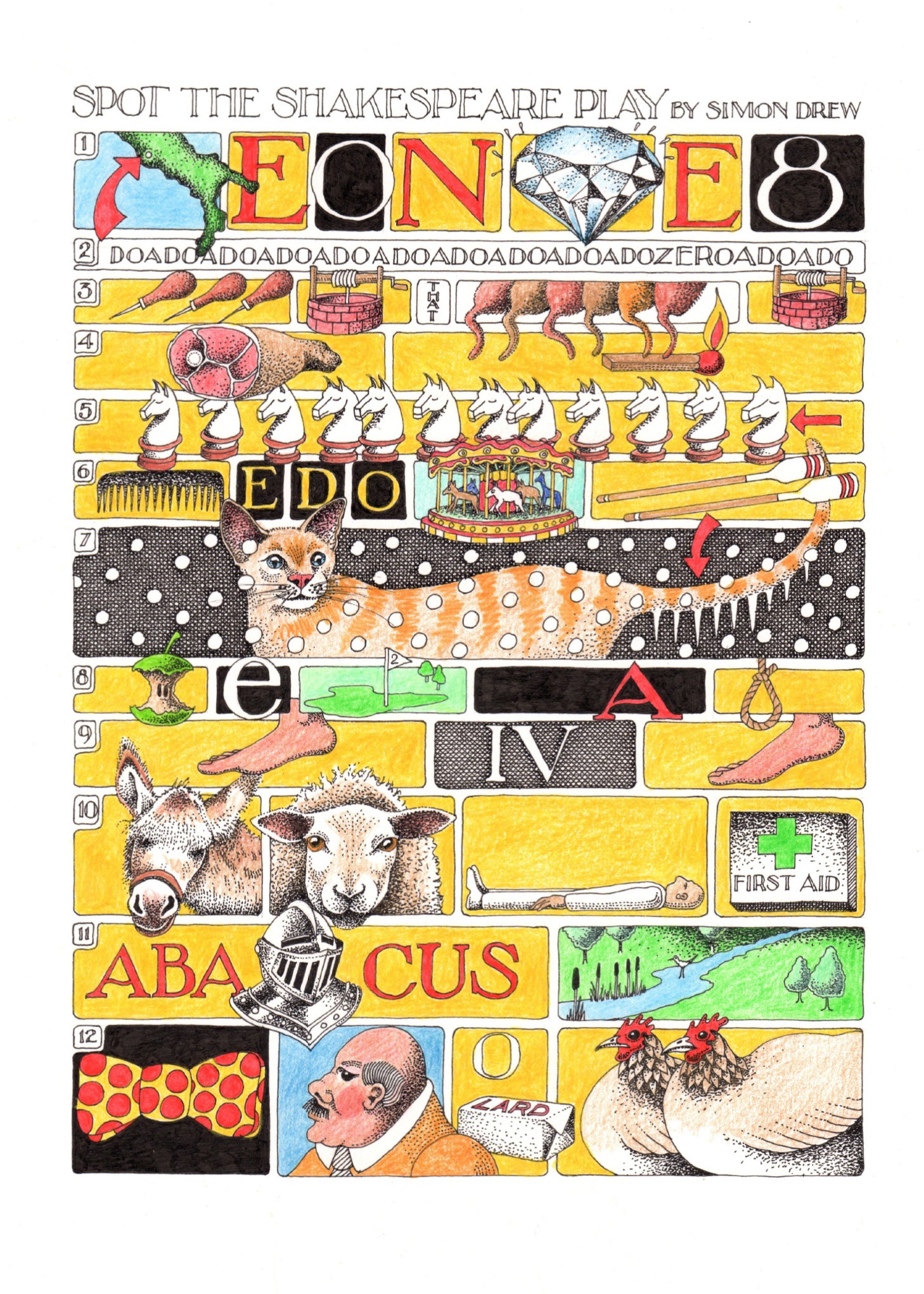 SPOT IT SHAKESPEARE PLAY