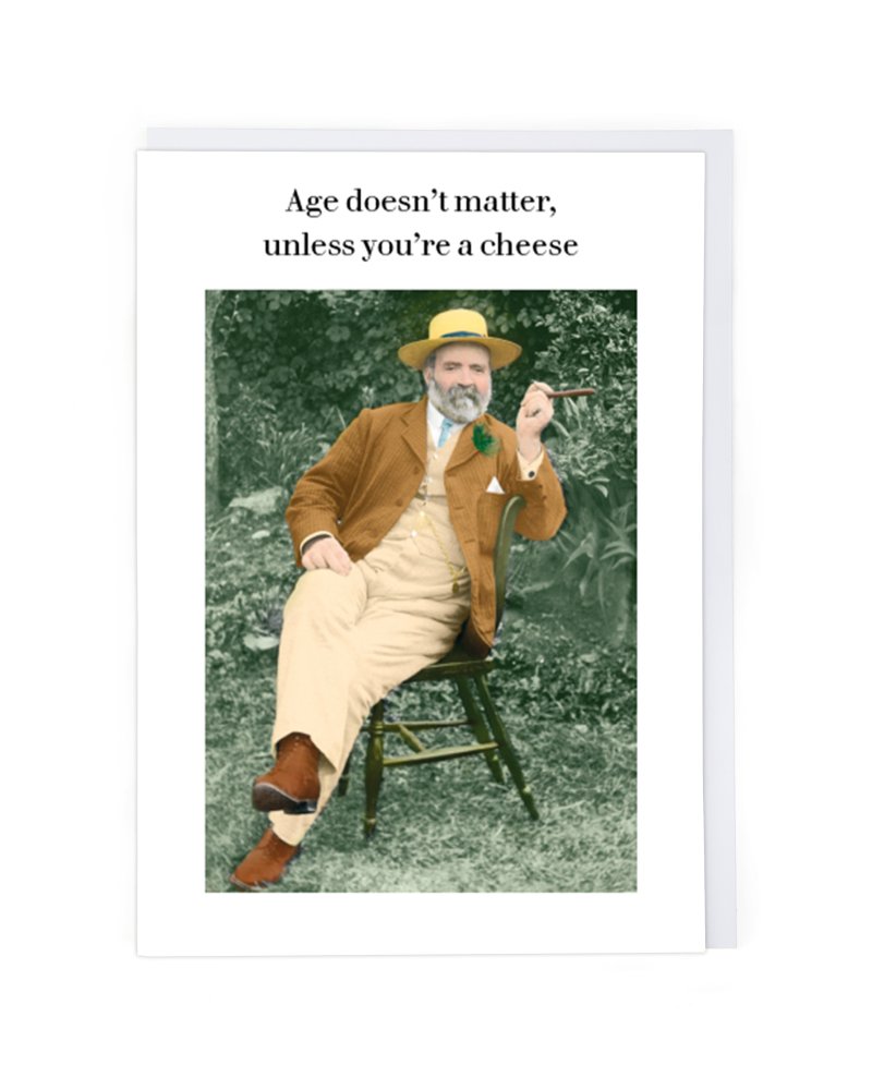 Age Doesn't Matter Greeting Card : Cath Tate Cards