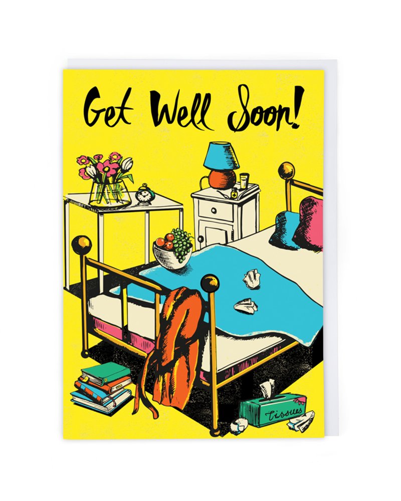 Get Well Soon Bedroom Get Well Card : Cath Tate Cards
