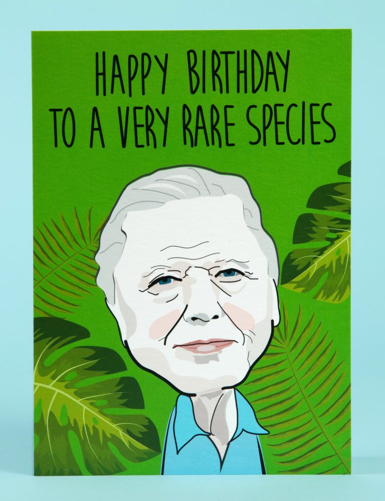 A Very Rare Species Birthday Card : Cath Tate Cards